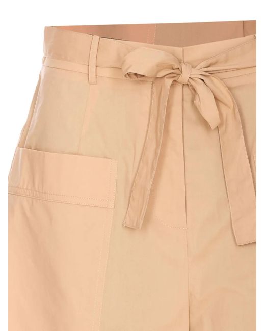 Liu Jo Natural Belted Utility Shorts