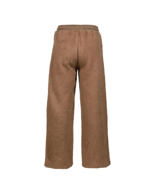 BossUp Natural Logo-Patch Trousers for men