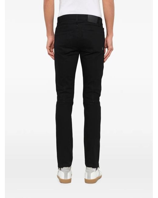 Balenciaga Black Biker Jeans for men