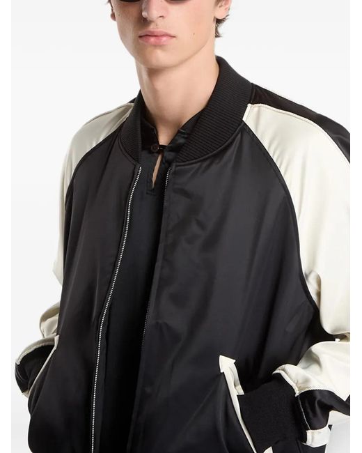 Y-3 Black Liquid Logo Souvenir Jacket for men