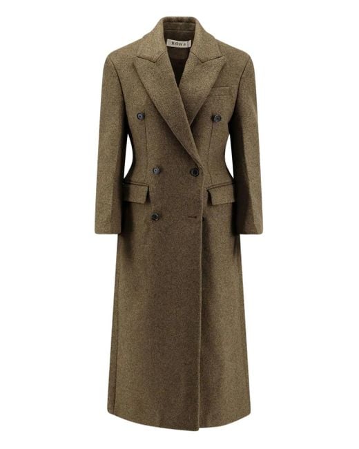 Rohe Green Double-breasted Coat