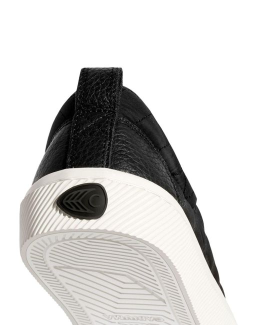 CARIUMA Black Oca Low Quilted Lace-up Sneakers