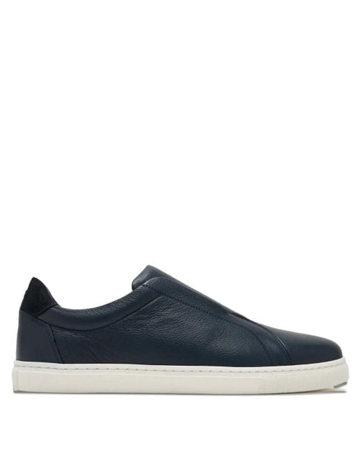 Forsa Blue Charlie Leather Sneakers for men