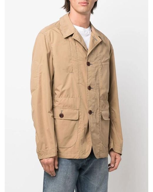 Junya Watanabe Natural Single-Breasted Button Shirt Jacket for men