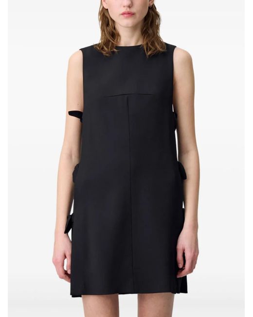 Claudie Pierlot Black Kleid Mit Knotendetail