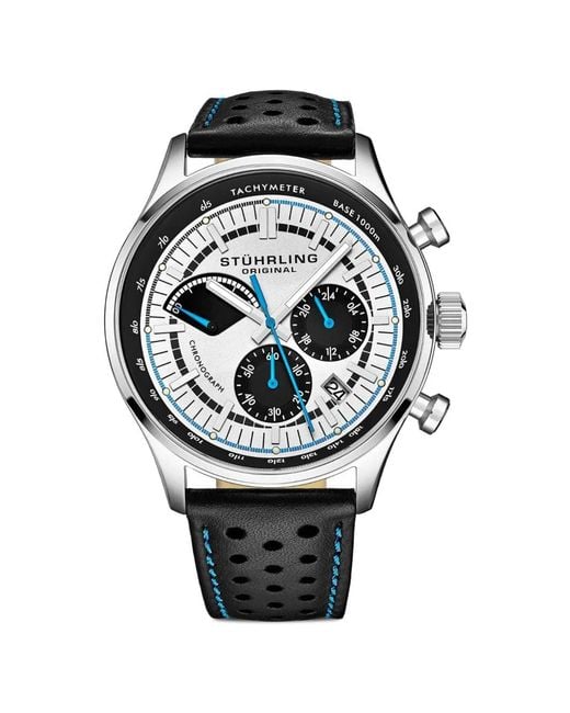 Stuhrling Gray Monaco 42Mm Watch for men