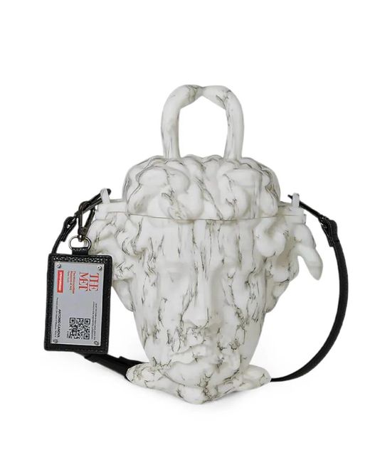 Sprayground Metallic X The Met Canova Medusa Tote Bag