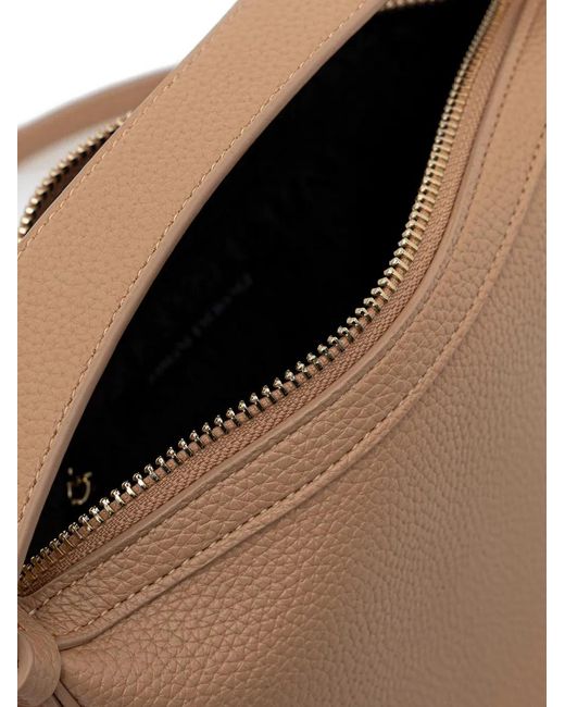 ARMANI EXCHANGE Natural Small Logo-Detail Cross-Body Bag