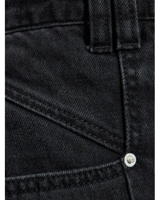 Isabel Marant Blue Jean Droit Vetan À Coutures Apparentes