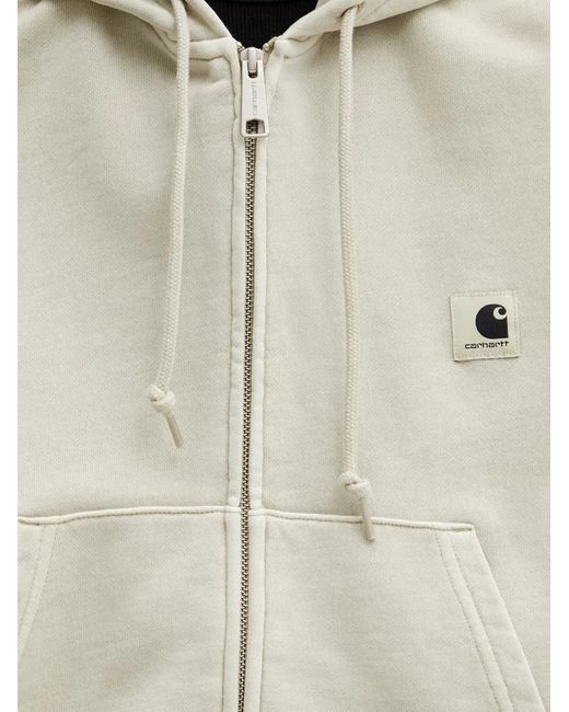 Carhartt Natural Nelson Logo-Patch Hoodie