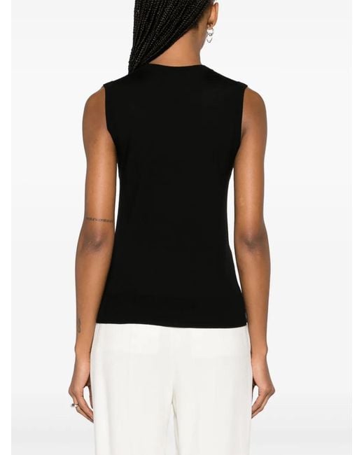 Chloé Black Wool Top