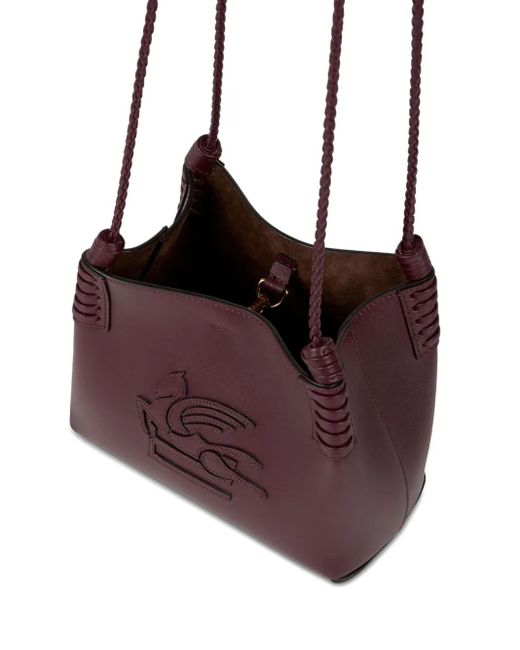 Etro Purple Mini Libra Tote Bag