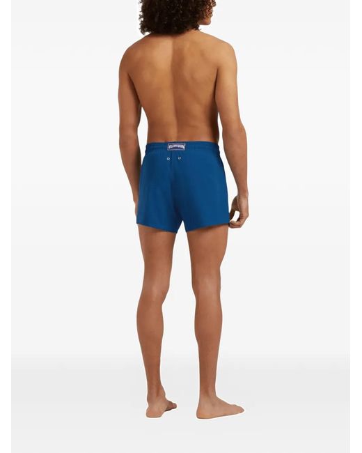 Vilebrequin Blue Drawstring-Waist Swim Shorts for men
