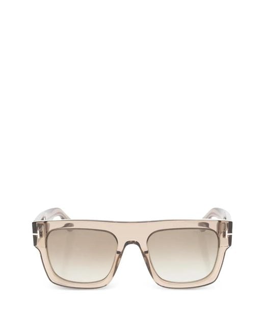 Tom Ford Natural Square-Frame Sunglasses for men