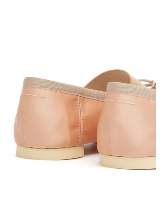 MM6 by Maison Margiela Pink Anatomic Numbers Ballet Flat