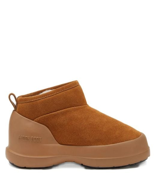 Stivali Mezzaluna di Moon Boot in Brown