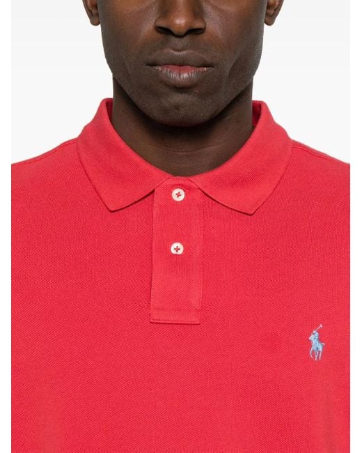Polo Ralph Lauren Red Short-Sleeve Polo Shirt for men