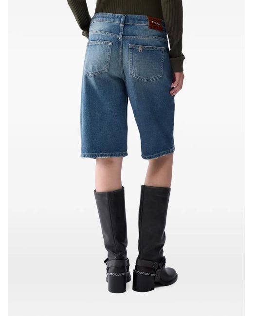 Liu Jo Blue Denim Bermuda Shorts
