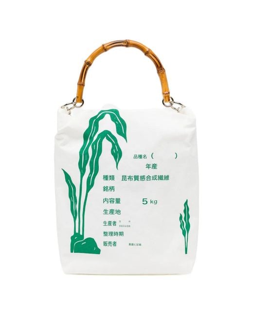Doublet Green Rice Tote Bag for men