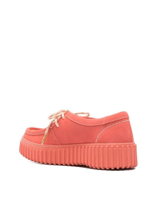 Clarks Pink Torhill Loafers