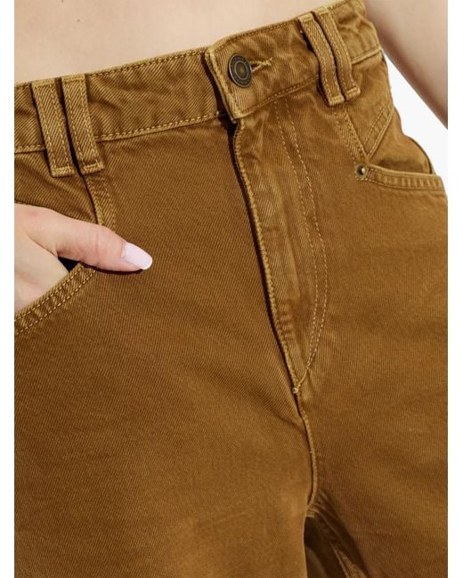 Vaqueros Anchos Lemony Isabel Marant de color Natural