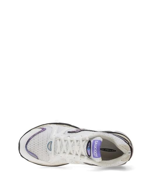 Saucony White Progrid Triumph 4 Sneakers