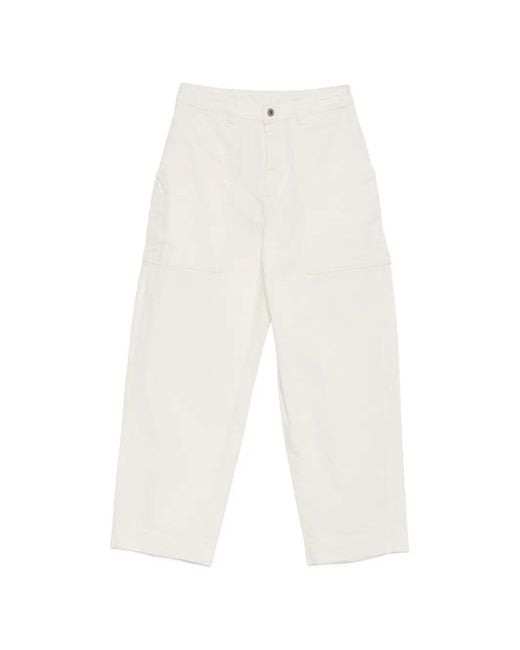 Soeur White Kurt Belt-Loop Jeans