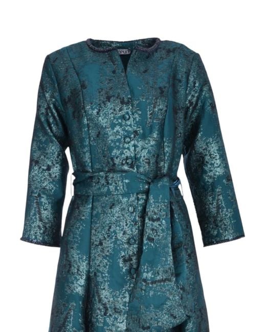 Vestido largo Elham con botones Baruni de color Green