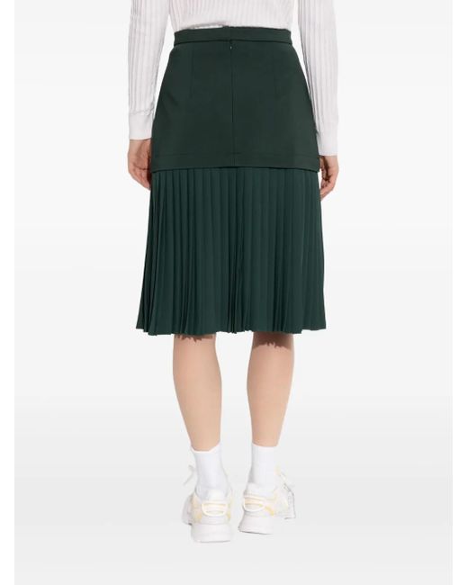 Lacoste Plooirok Met Logopatch in het Green