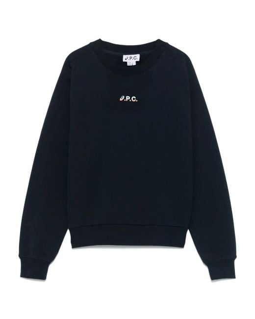 A.P.C. Blue X Asics Stone Sweatshirt