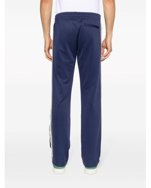 Pantalones de chándal con parche del logo Casablancabrand de hombre de color Blue