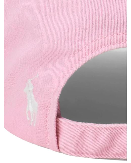 Cappello Da Baseball Con Ricamo di Polo Ralph Lauren in Pink da Uomo