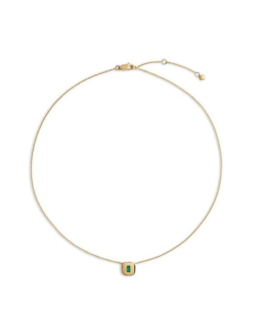 Monica Vinader White Gemdrop Onyx Necklace