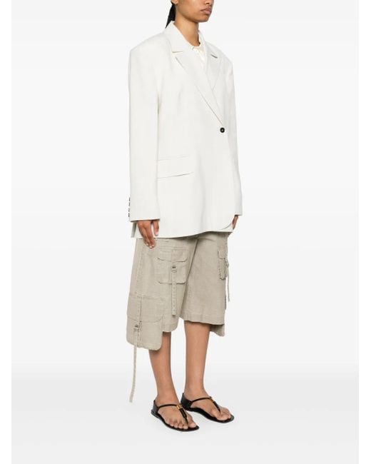 Herskind White Verner Single-Breasted Blazer