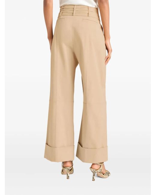 Pantalones de vestir anchos Cinq À Sept de color Natural