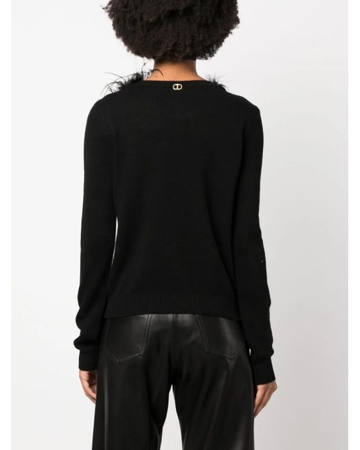 Twinset Black Gestrickter Pullover