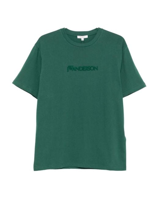 J.W. Anderson Green Embroidered Cotton Top