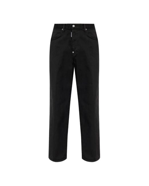 DSquared² Black Jean À Détail De Logo for men