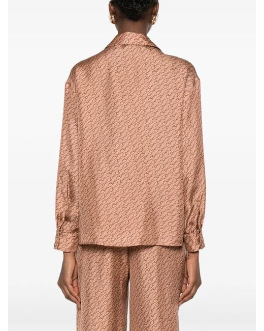 Herno Pink Silk Shirt