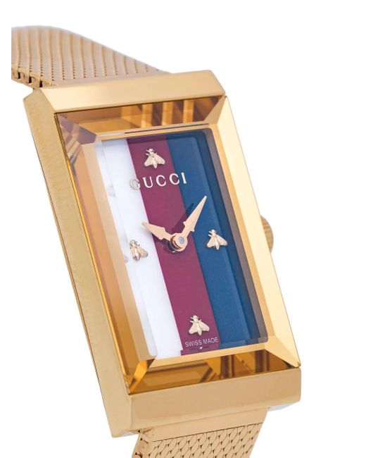 Gucci White G-Frame Watch
