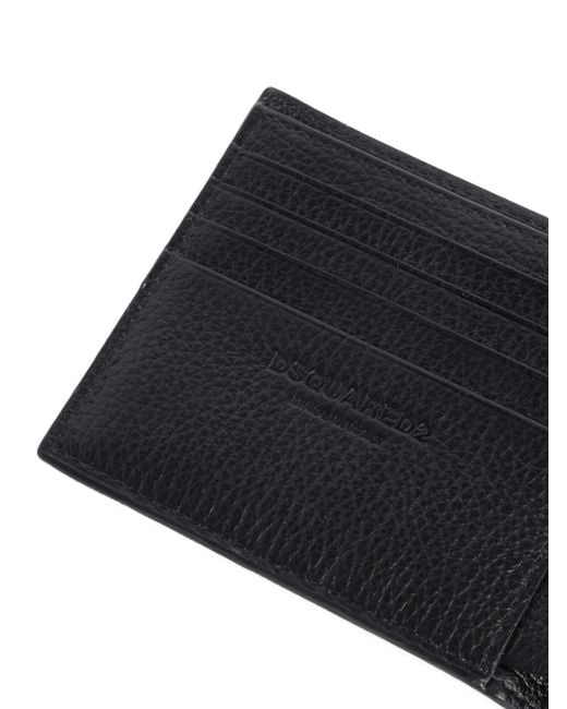 DSquared² Black Rebels Wallet for men