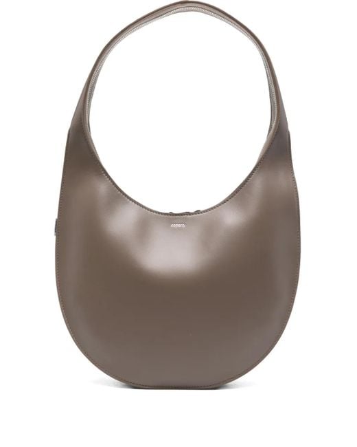 Coperni Gray Swipe Schultertasche aus Leder