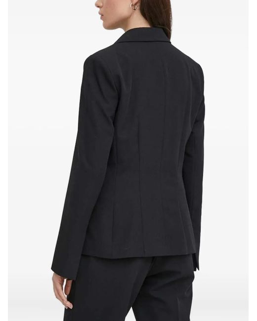 Sisley Blue Button-Fastening Blazer