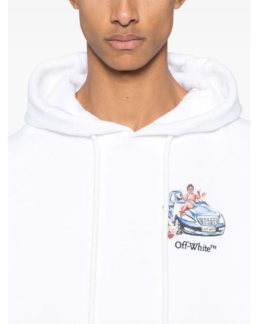 メンズ Off-White c/o Virgil Abloh ロゴ パーカー White
