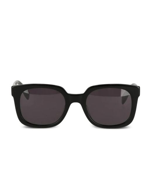 Occhiali Da Sole Squadrati di Alexander McQueen in Black da Uomo