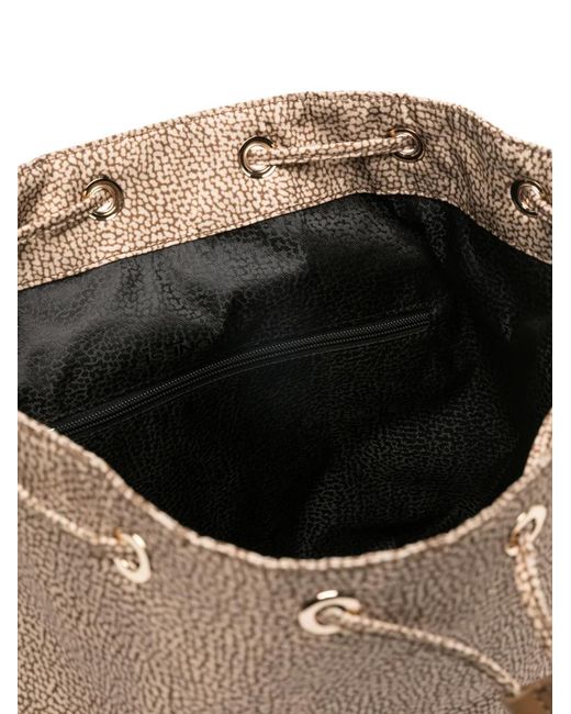 Borbonese Natural Medium Eco Backpack