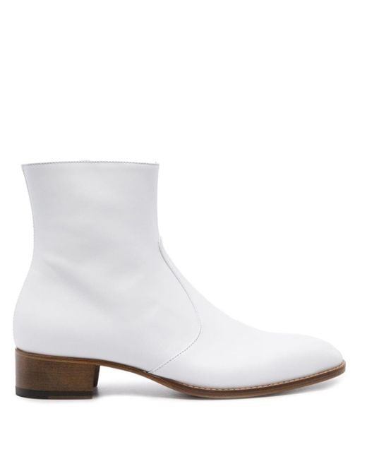 Scarosso White X Warren Alfie Baker Leather Boots for men