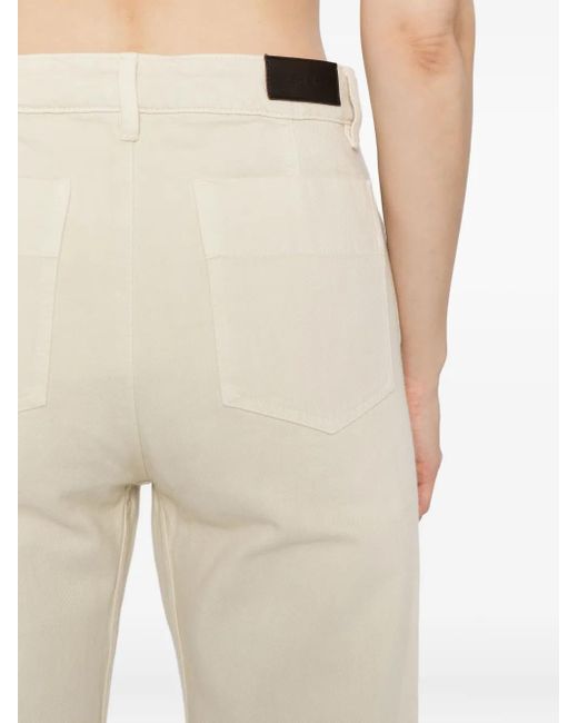 Lemaire White Cotton Jeans