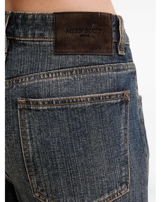 Miss Sixty Black Wide-Leg Jeans