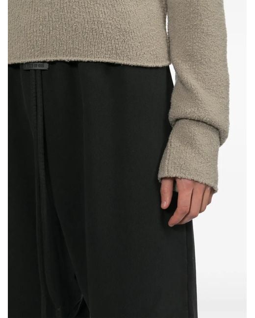 Fear Of God Black Wide-Leg Sweatpants for men